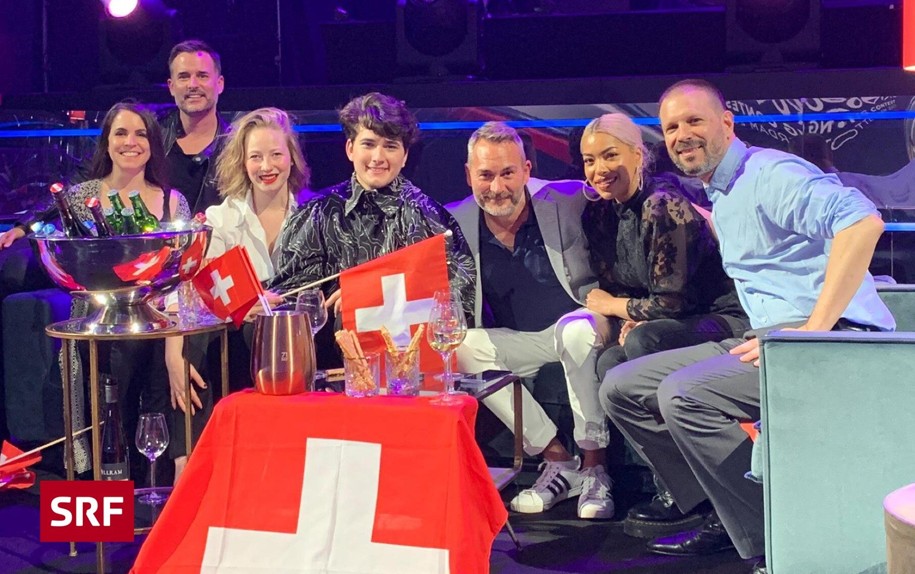 Swiss delegation at Eurovision 2021