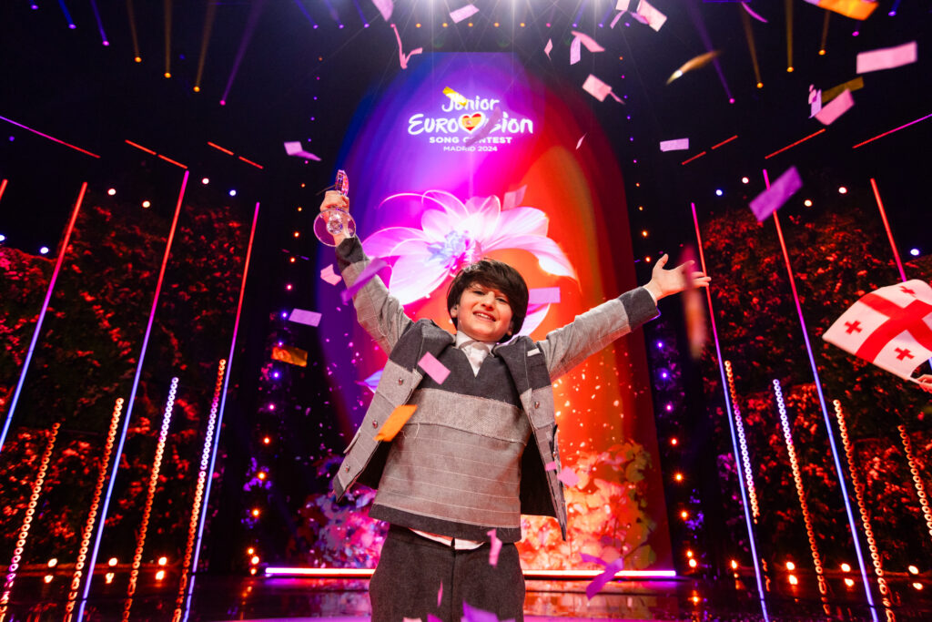 Georgia’s Andria Putkaradze Wins Junior Eurovision 2024 with ‘To My Mom’