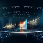 The stage design for Vienna 2026